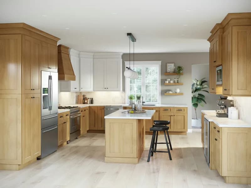 Century 21 Kitchens kitchen with Nova cabinets