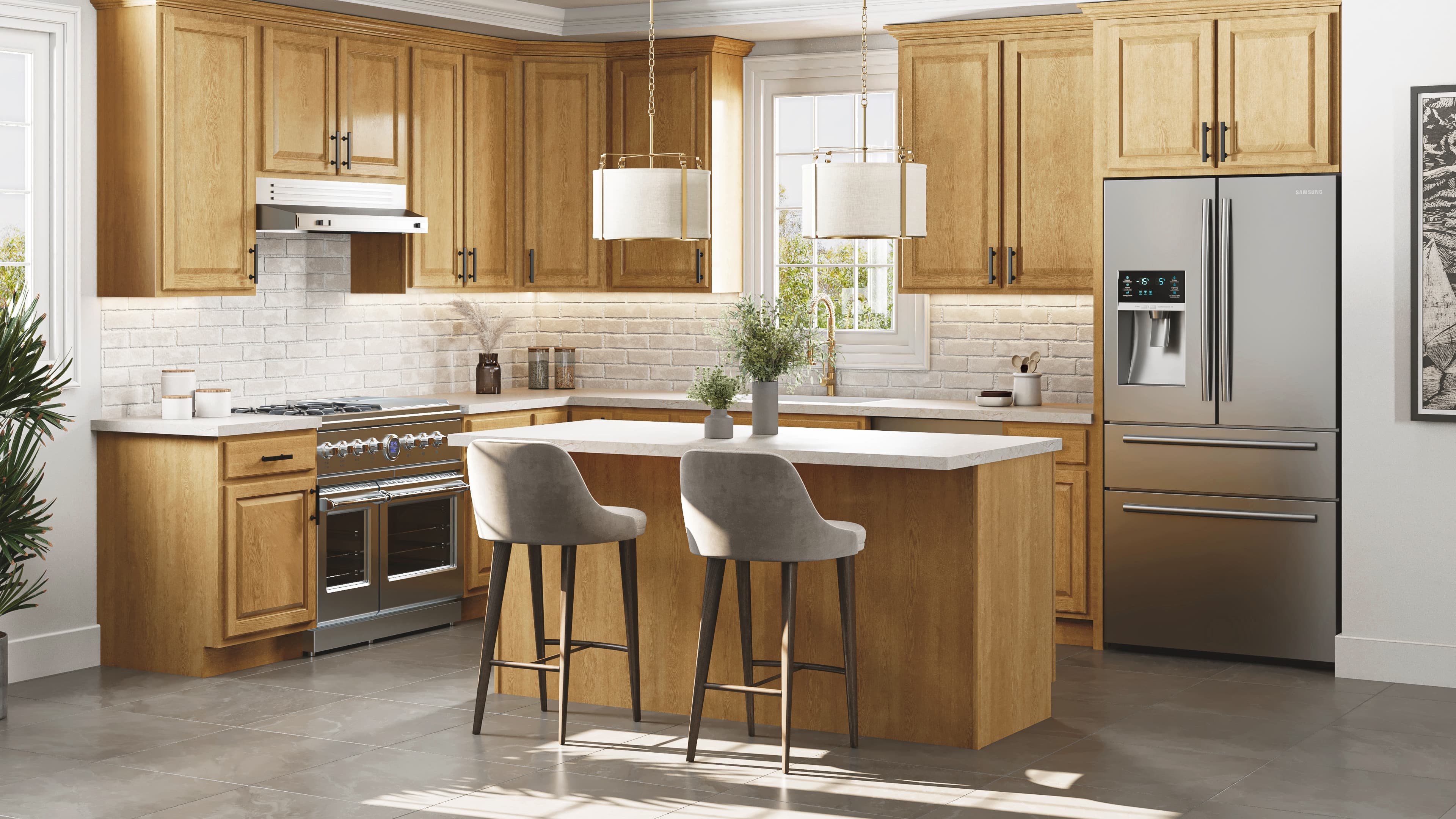 CNC Country Oak kitchen