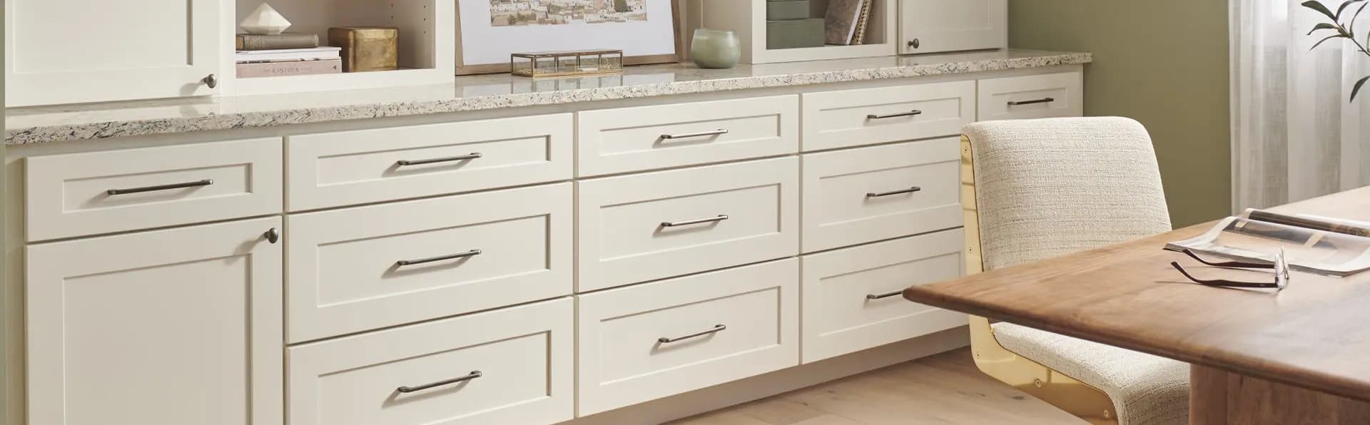 Wolf Classic York White kitchen with island