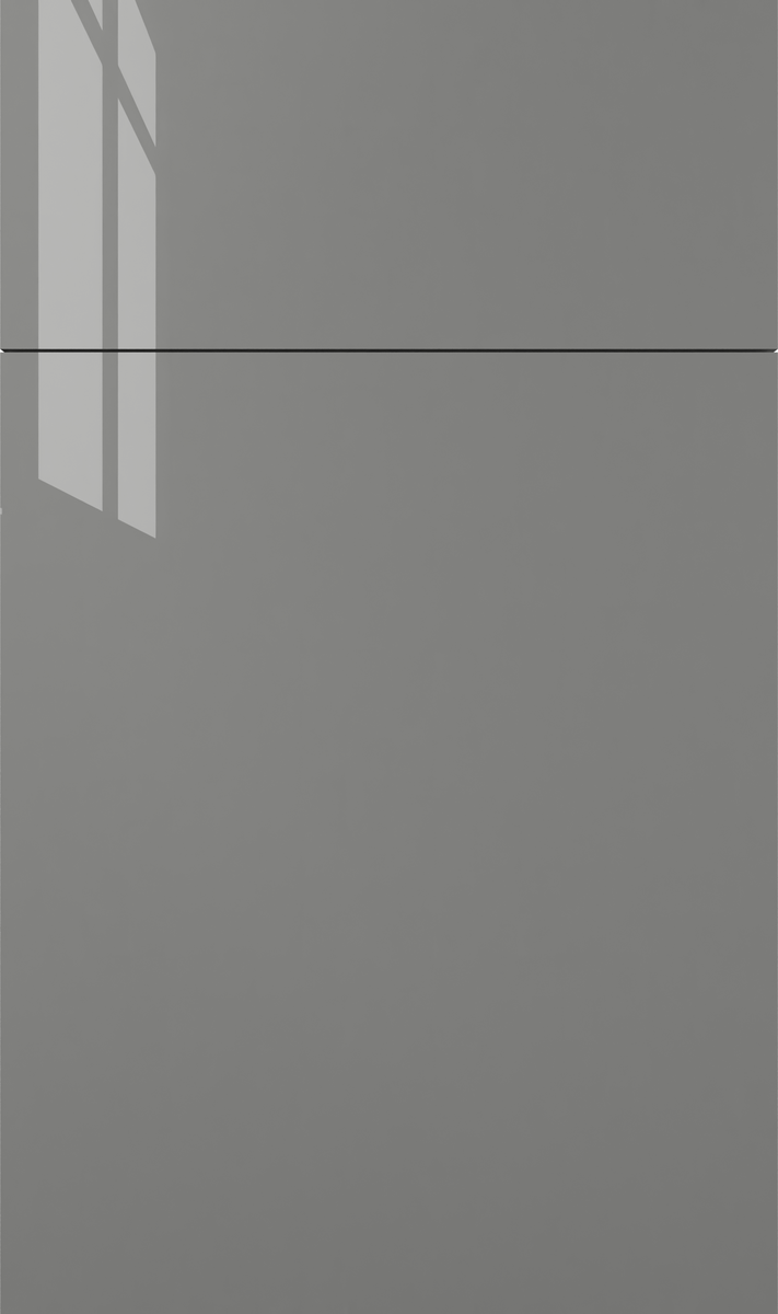 Catalina Gloss Grigio gray kitchen cabinet - Modern