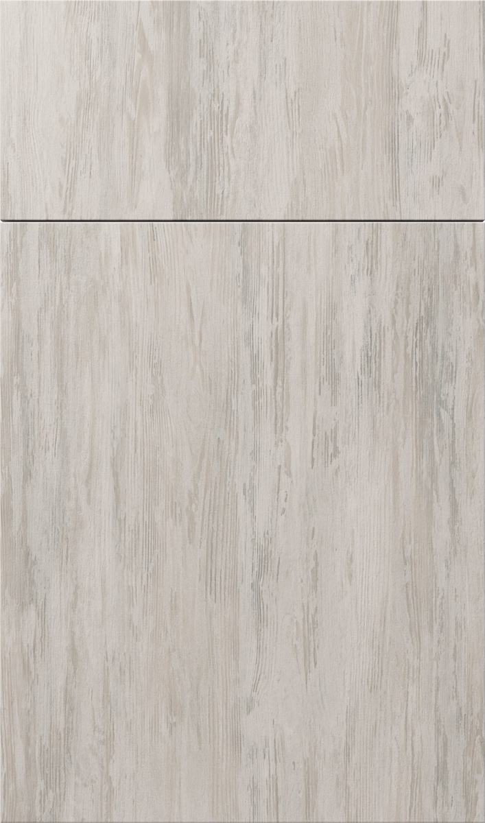 Catalina Light Artwood modern kitchen cabinet - White MDF