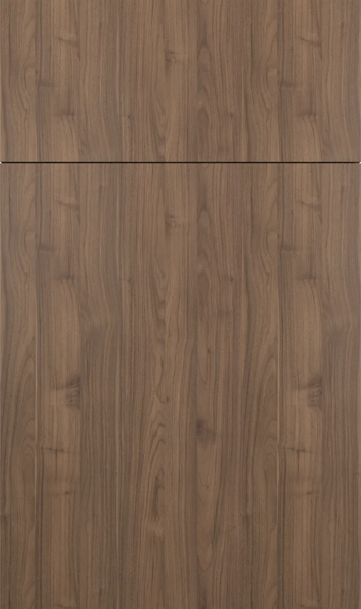 Catalina Nocce modern kitchen cabinet - Brown MDF