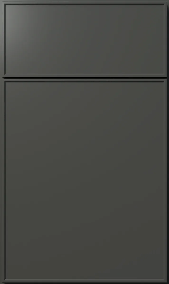 Echo Graphite Black gray kitchen cabinet - Transitional