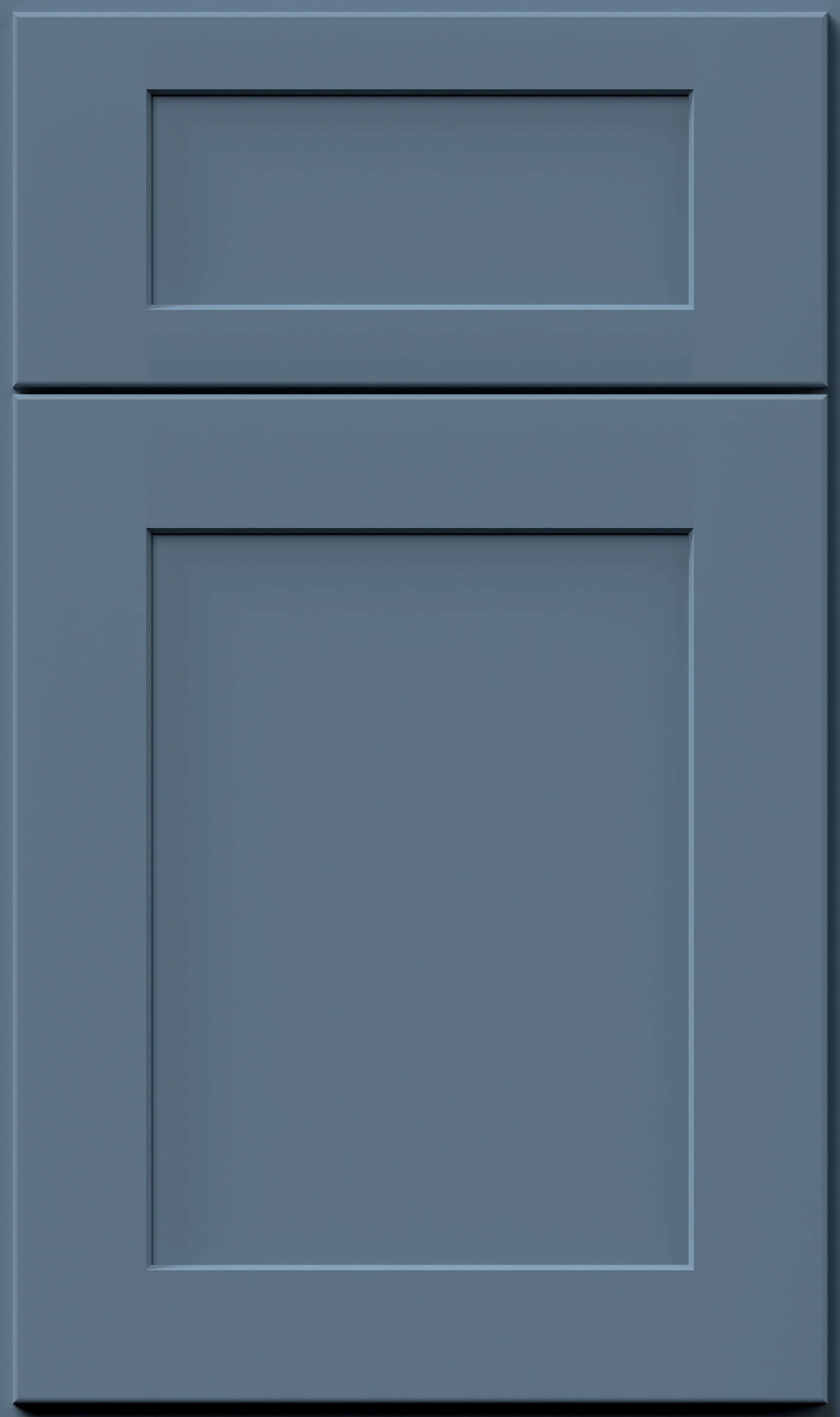 Galaxy Denim Blue shaker cabinet door - Blue Solid Wood