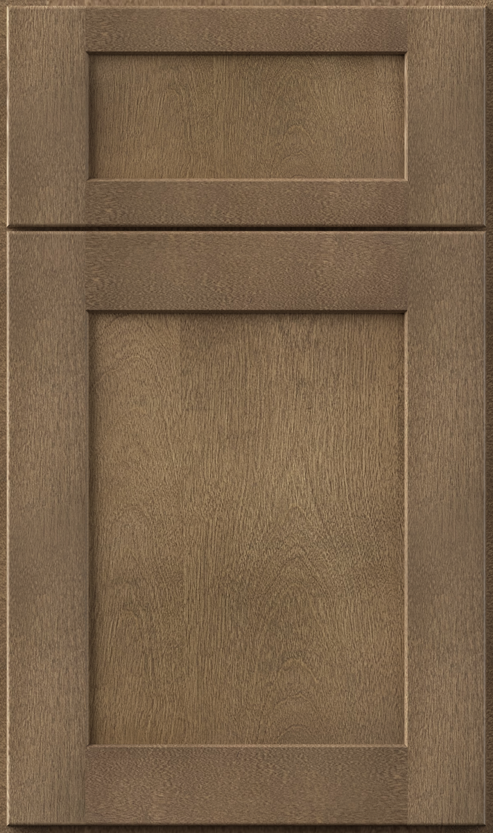 Galaxy Mocha shaker cabinet door - Brown Solid Wood