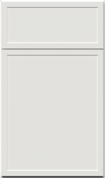 Luna Frost white kitchen cabinet - Shaker style