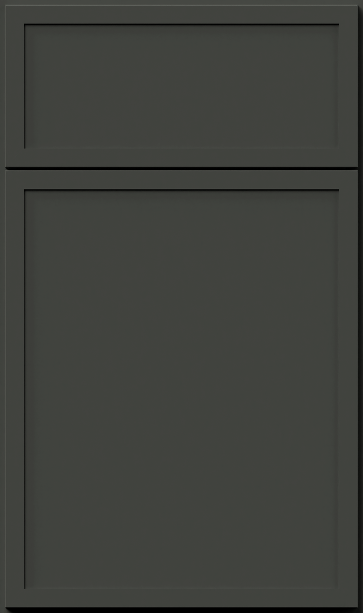 Luna Graphite Black gray kitchen cabinet - Shaker