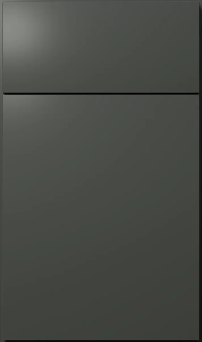 Luxe Graphite Black gray kitchen cabinet - Modern