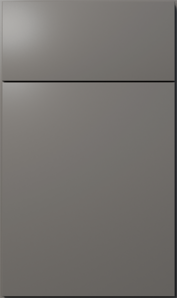 Luxe Stone gray kitchen cabinet - Modern