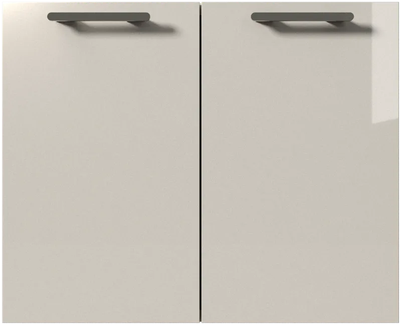 Catalina Cashmere Gloss white kitchen cabinet - Modern style